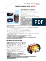 Actuadores neumáticos CH-air: características y modelos