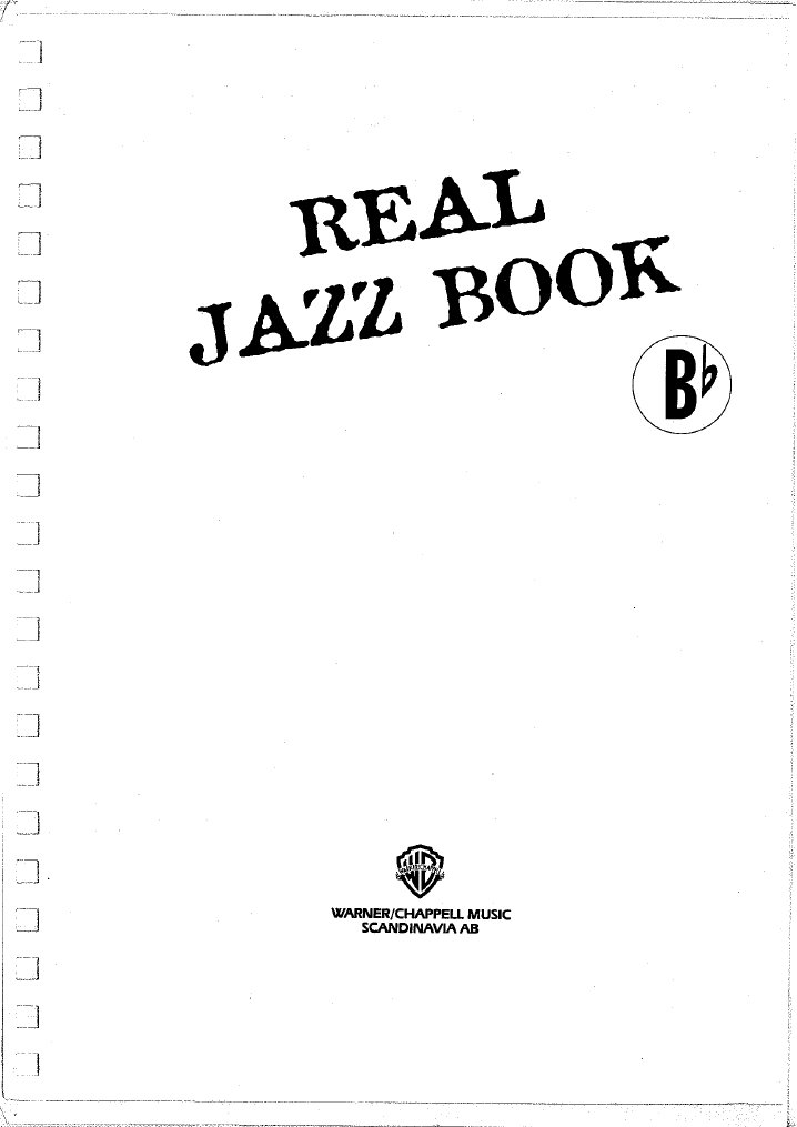 Real Jazz Book Bb