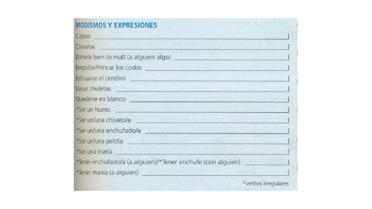 Modismo | PDF