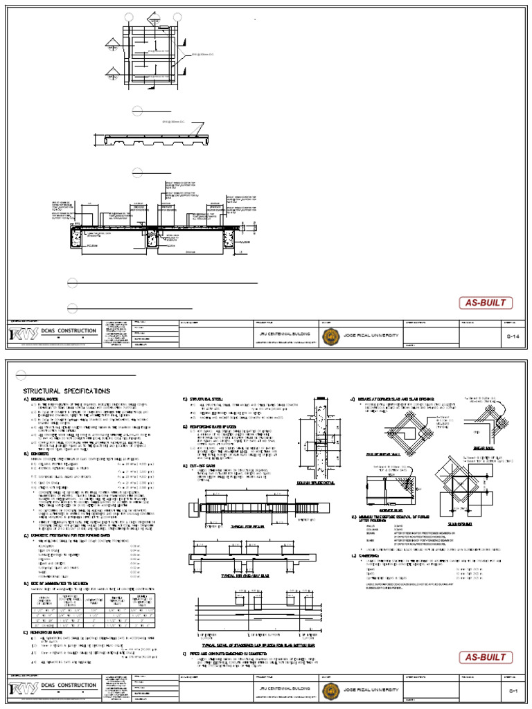 S (As Built) | PDF | Civil Engineering