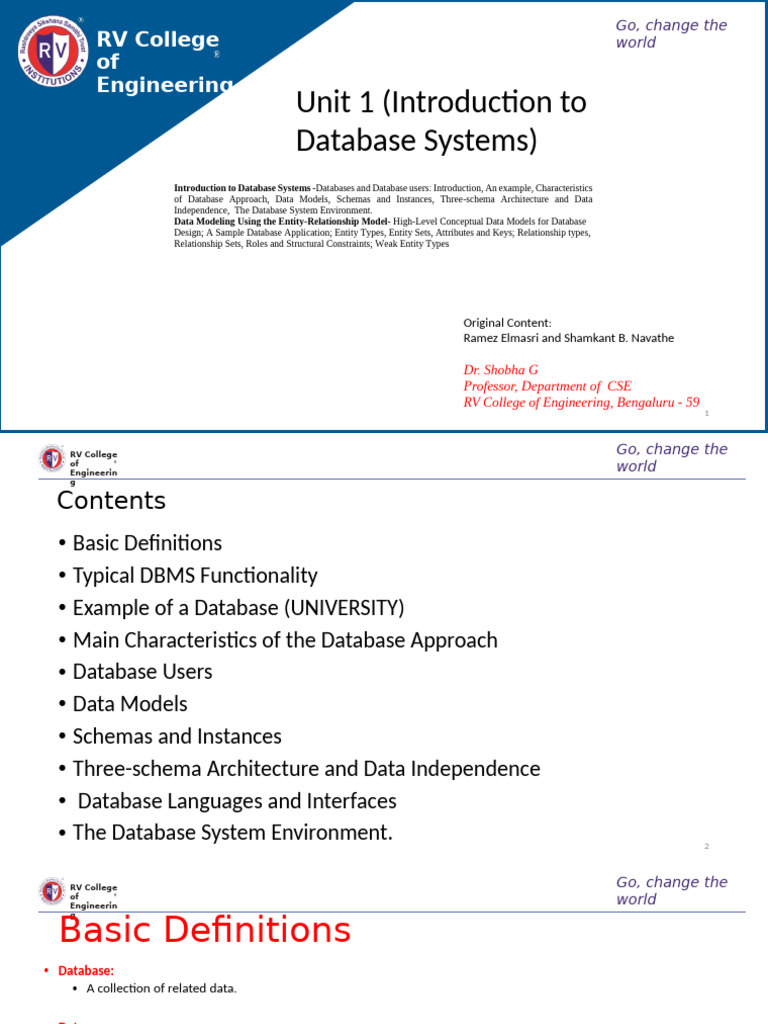 Introduction to Database Systems Guide | PDF | Databases | Data Model
