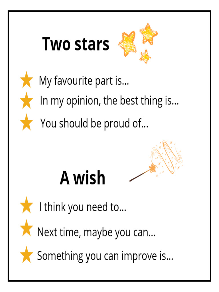 Feedback 2 Wishes 1 Star PDF — free download