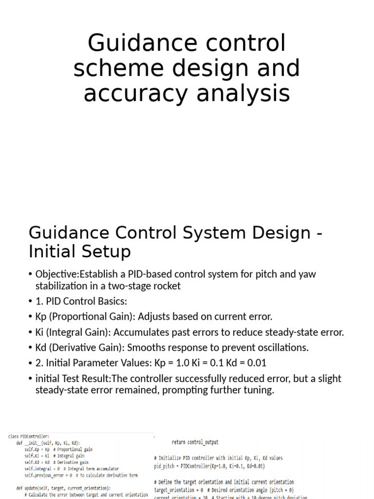 PID Control for Rocket Stabilization | PDF | Mechanics | Mechanical ...