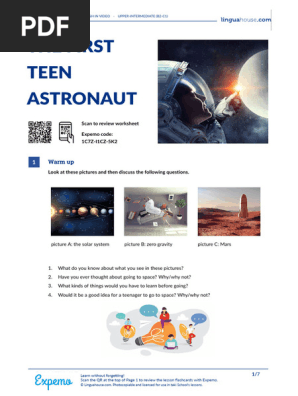 The First Teen Astronaut