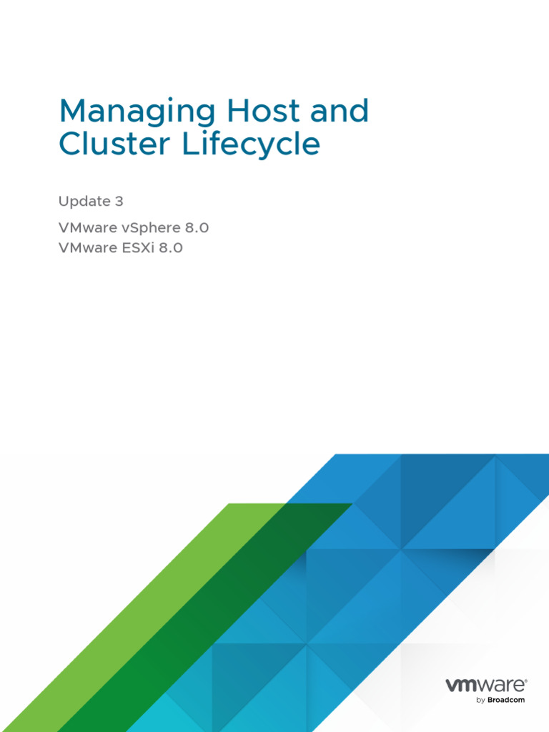 Managing Host and Cluster Lifecycle | PDF | Virtual Machine | V Mware
