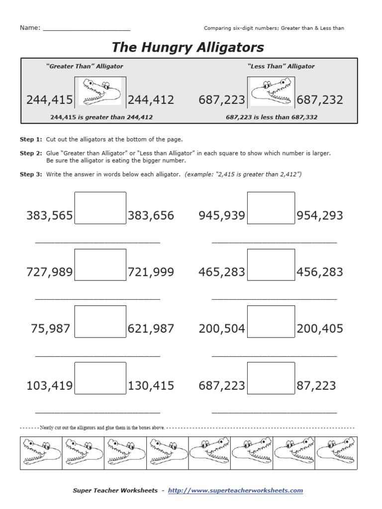 Alligators-6digit TWRDF | PDF