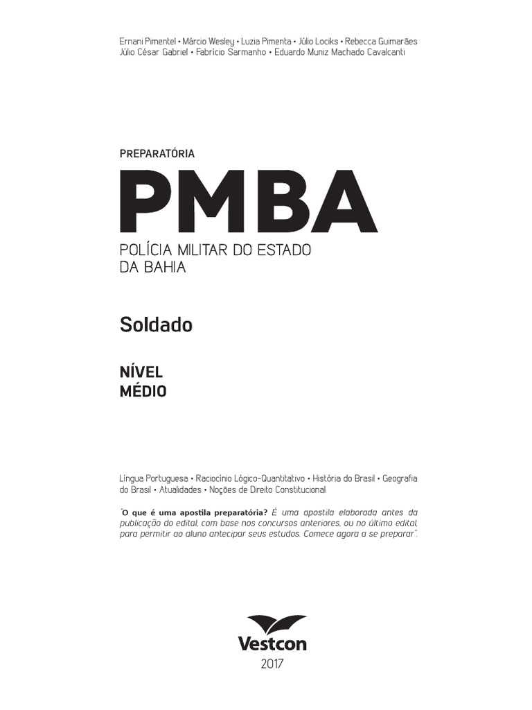 Apostila PMBA: Preparação para Soldado | PDF