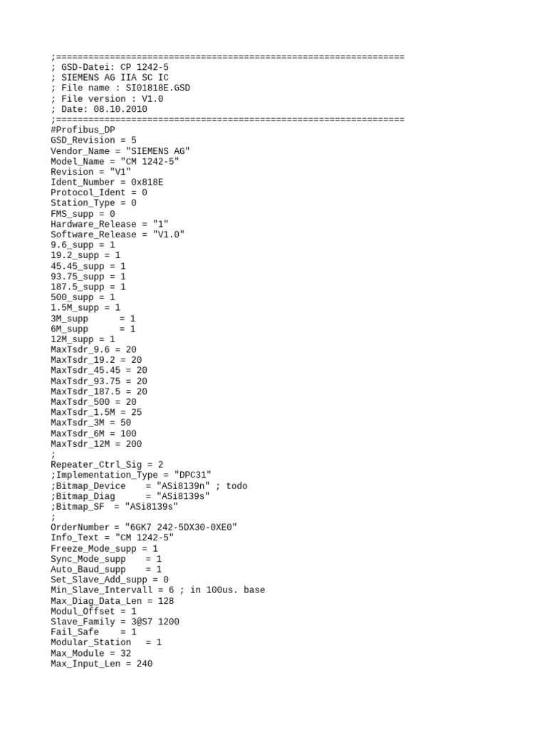 CM 1242-5 GSD File Overview | PDF | Computing | Computer Engineering
