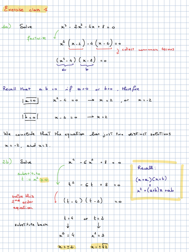 Advanced Algebra Problem Solving | PDF | Polynomial | Numerical Analysis