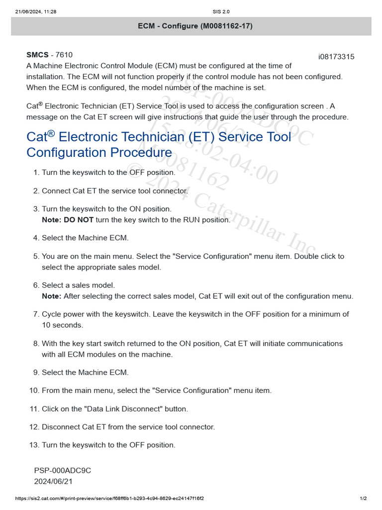 ECM - Configure (M0081162-17) | PDF | Computing | Software