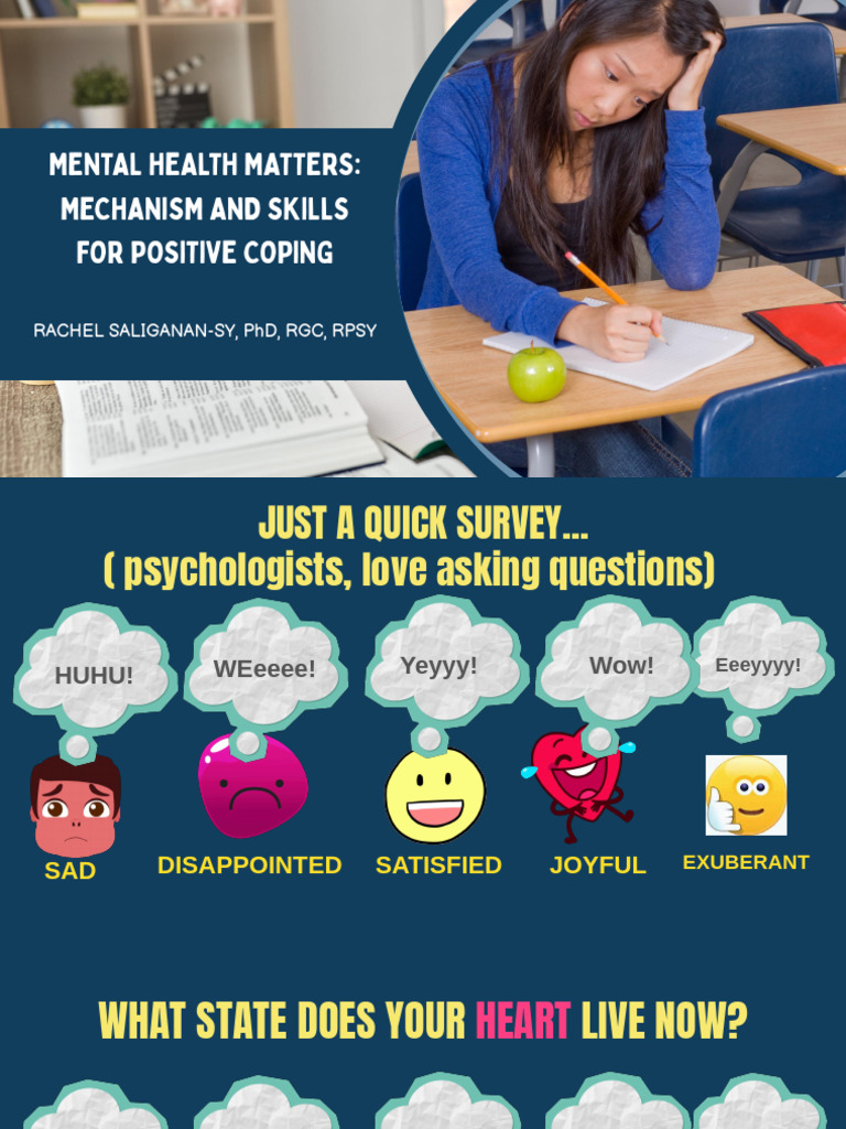 Positive Coping Skills for Mental Health | PDF | Stress (Biology ...