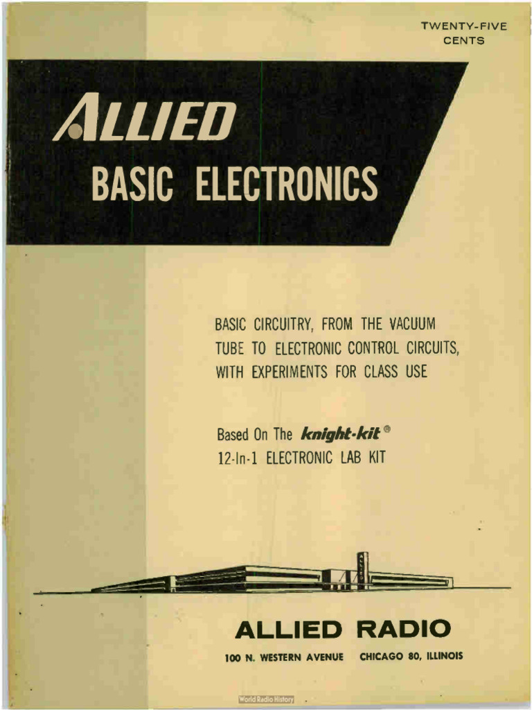Basic Electronics with Knight-Kit Lab | PDF | Rectifier | Vacuum Tube