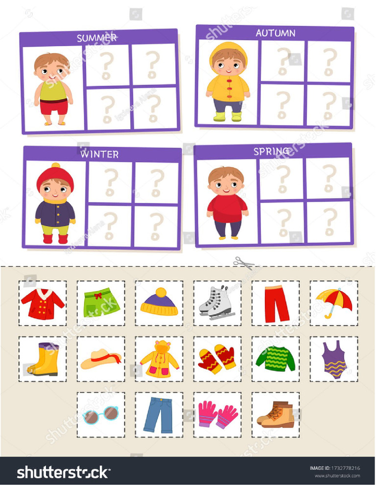 Seasons and Clothes | PDF