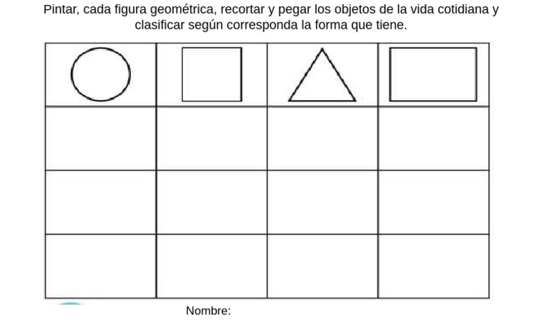 Clasificacion de Objetos Con Formas Geometricas | PDF