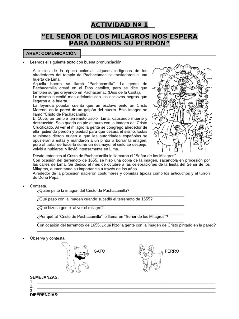 Actividad Octubre | PDF | Cristobal colon