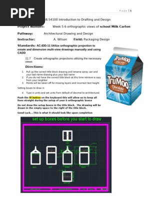 week5 6 orthographic views of milk carton