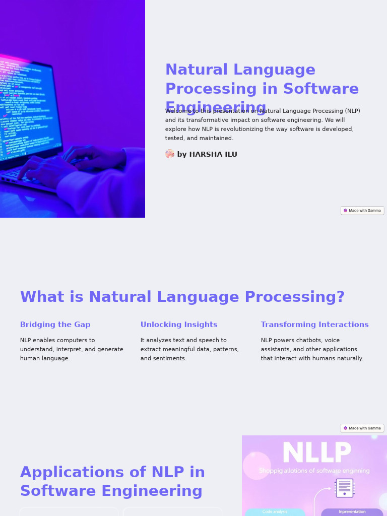 NLP Applications in Software Engineering | PDF | Software | Software ...