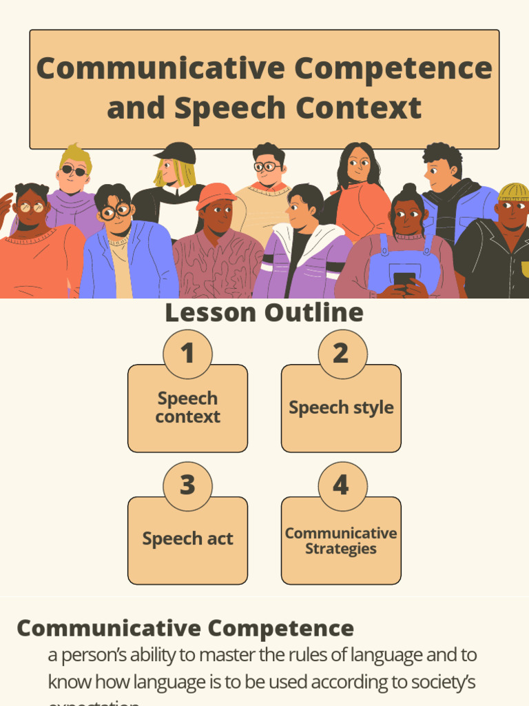 Understanding Communicative Competence | PDF | Communication ...