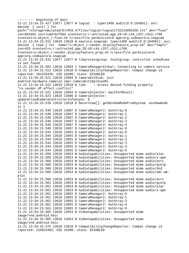 Logcat 1732214055356 | PDF | Computing | Software