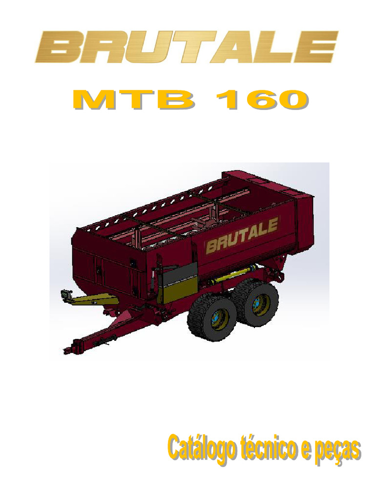 Manual de Instrução MTB-160 Boggie | PDF | Trator | Pneu