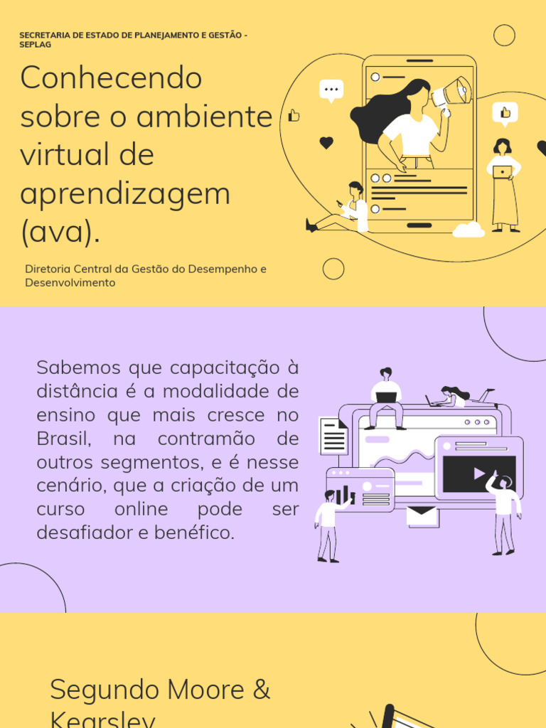 Conceito de Ambiente Virtual de Aprendizagem | PDF | Moodle | Educação ...