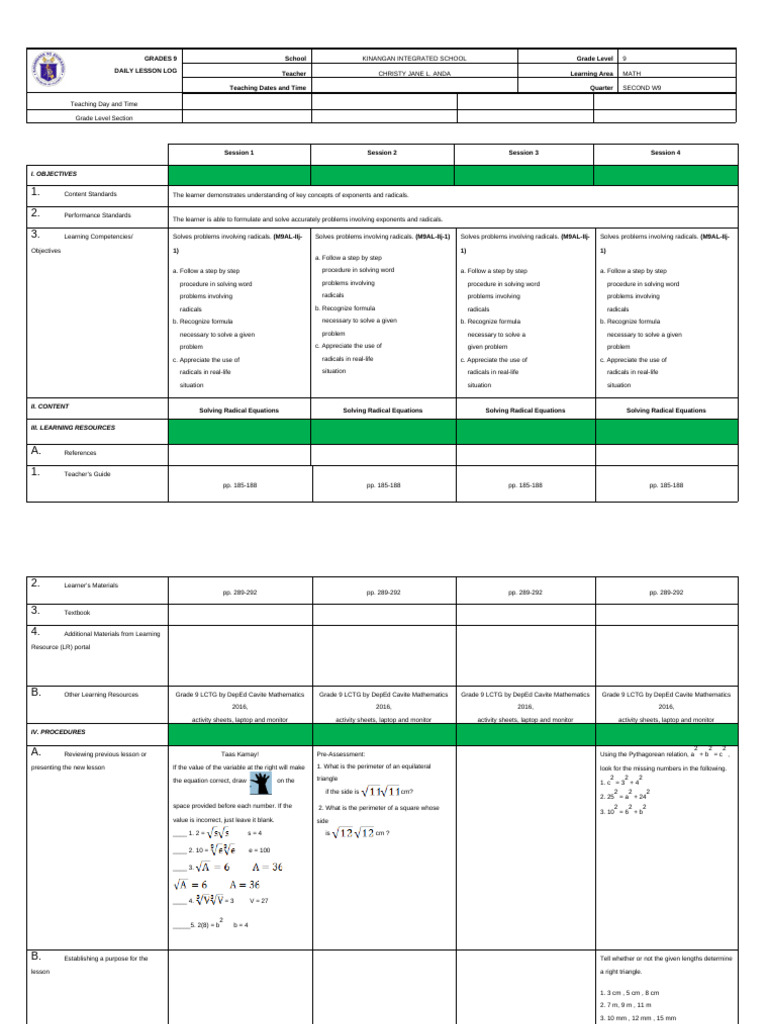 DLL WK 18 LC 28 | PDF | Area | Sphere