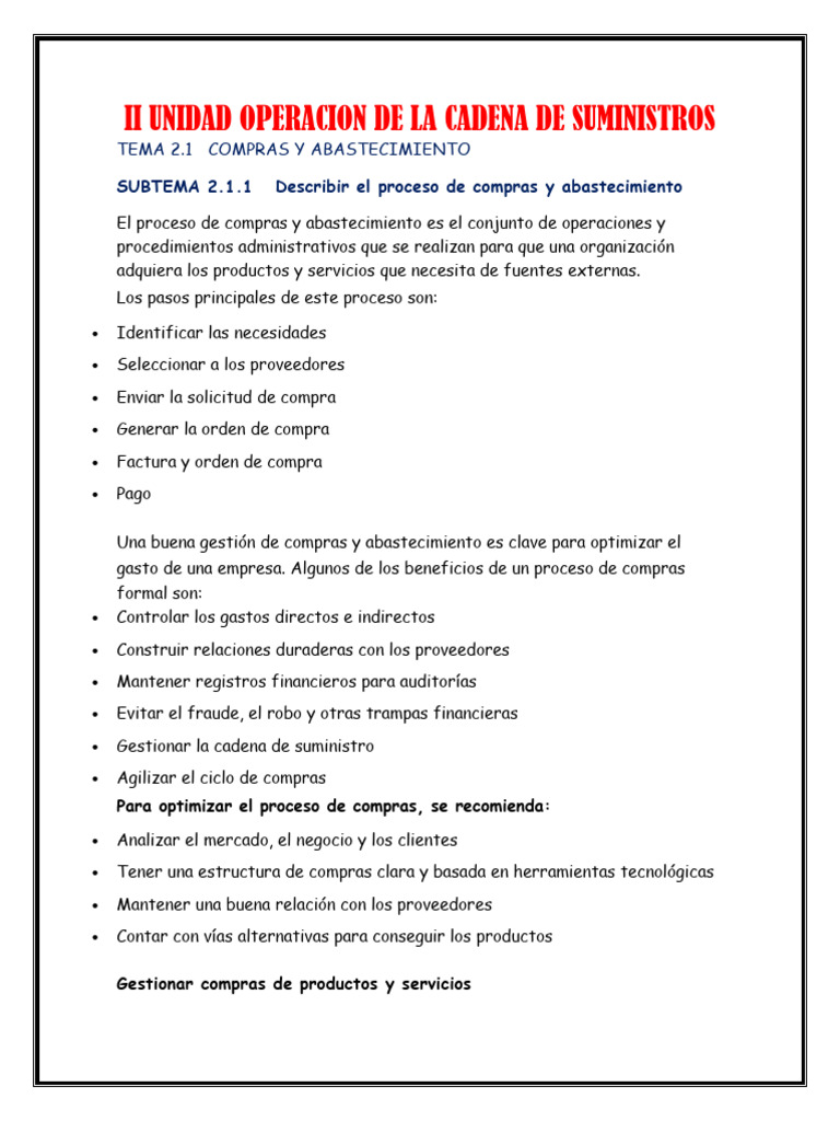 Gestión de Compras e Inventarios | PDF | Almacén | Cadena de suministro
