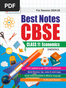 Class 11 Economics 2024-25 Notes Chapter 5. Measures of Central Tendency