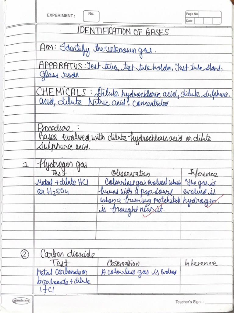 Chem Pract IDG and ST | PDF