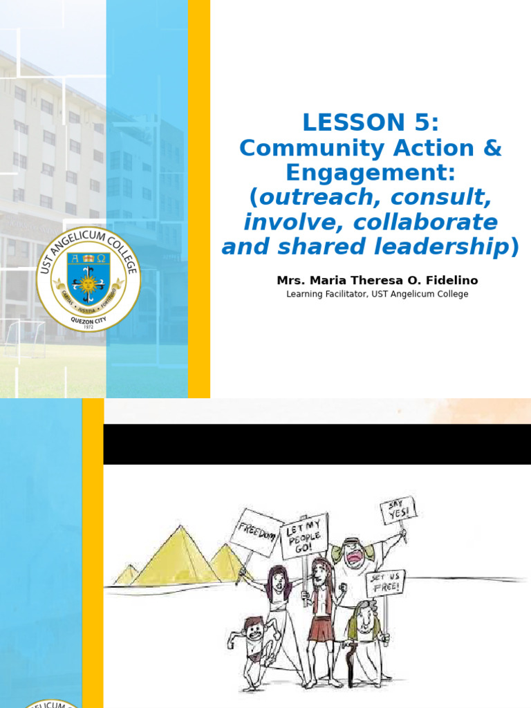 CSC Lesson 5 Community Action & Engagement | PDF | Community | Leadership
