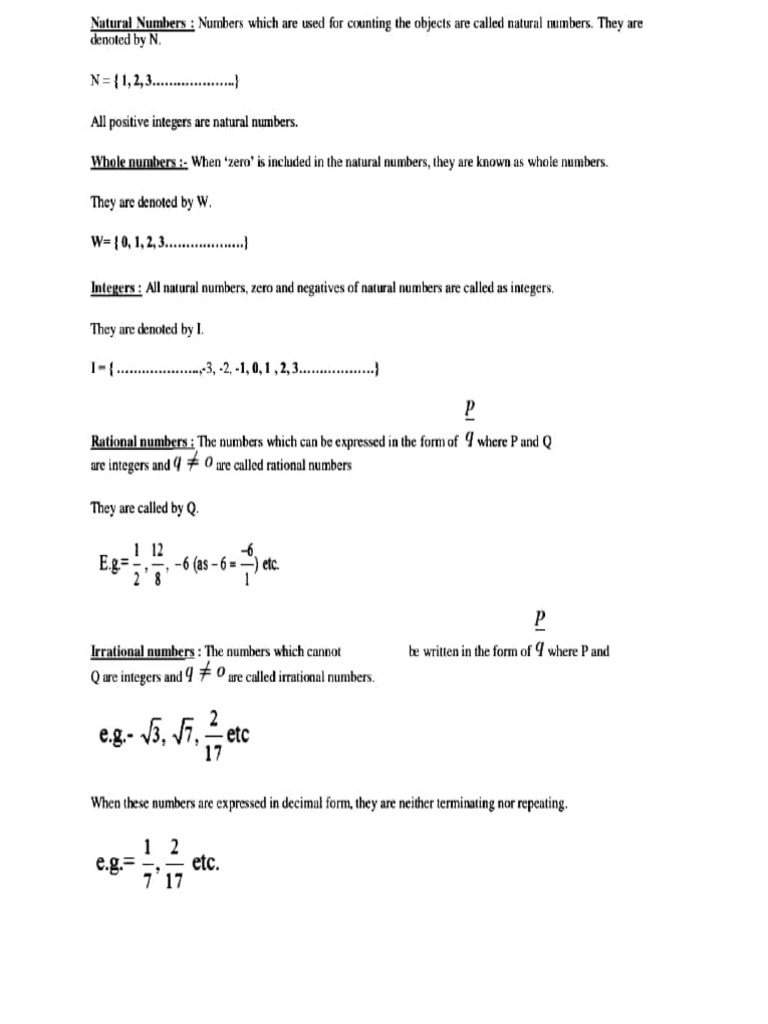 Understanding Natural Numbers | PDF | Numbers | Integer