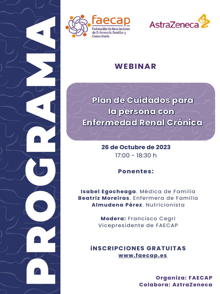 Webinar ERC 26 OCT FAECAP | PDF | Relaciones personales, crianza y ...