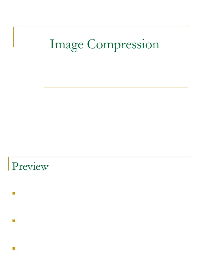 Image Compression Techniques Explained | PDF | Code | Information