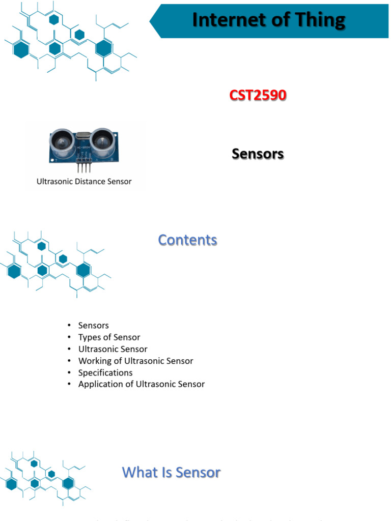 Ultrasonic Sensors in IoT Applications | PDF | Sound | Ultrasound