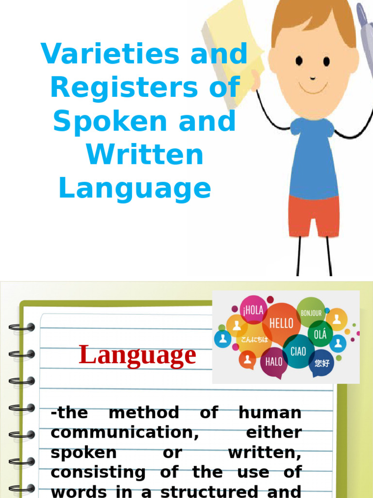 Language Varieties and Registers Explained | PDF | Linguistics | Human ...