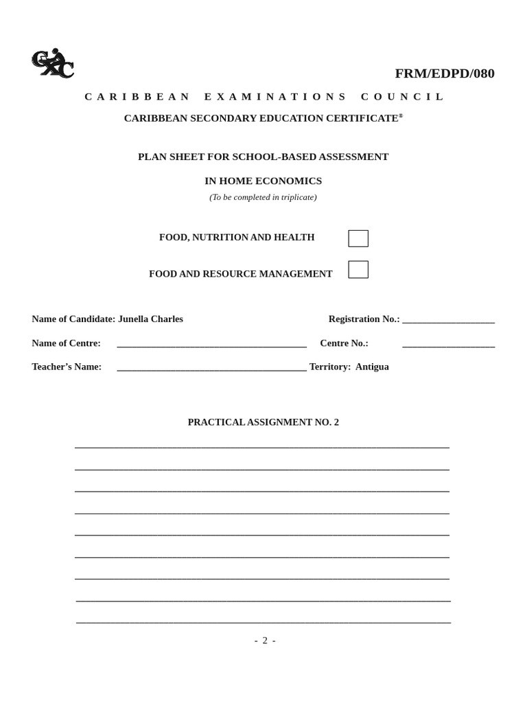 Home ec practical sba 3 pdf spoon cheesecake
