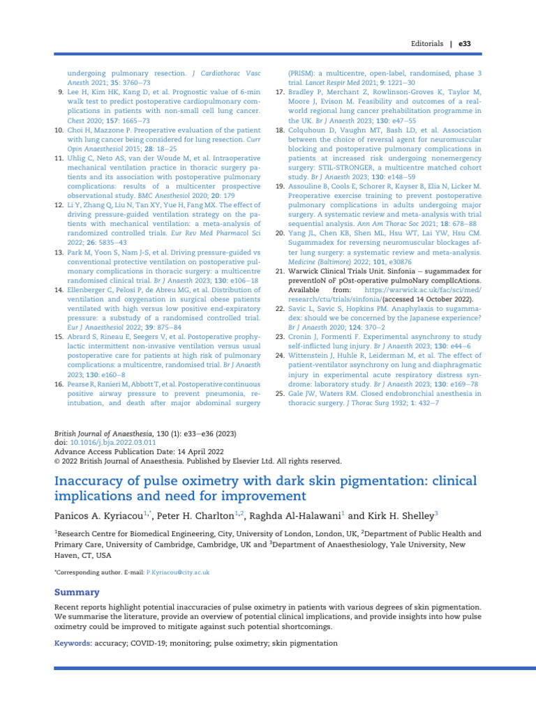 Pi Is 0007091222001349 | PDF | Clinical Medicine | Medical Specialties