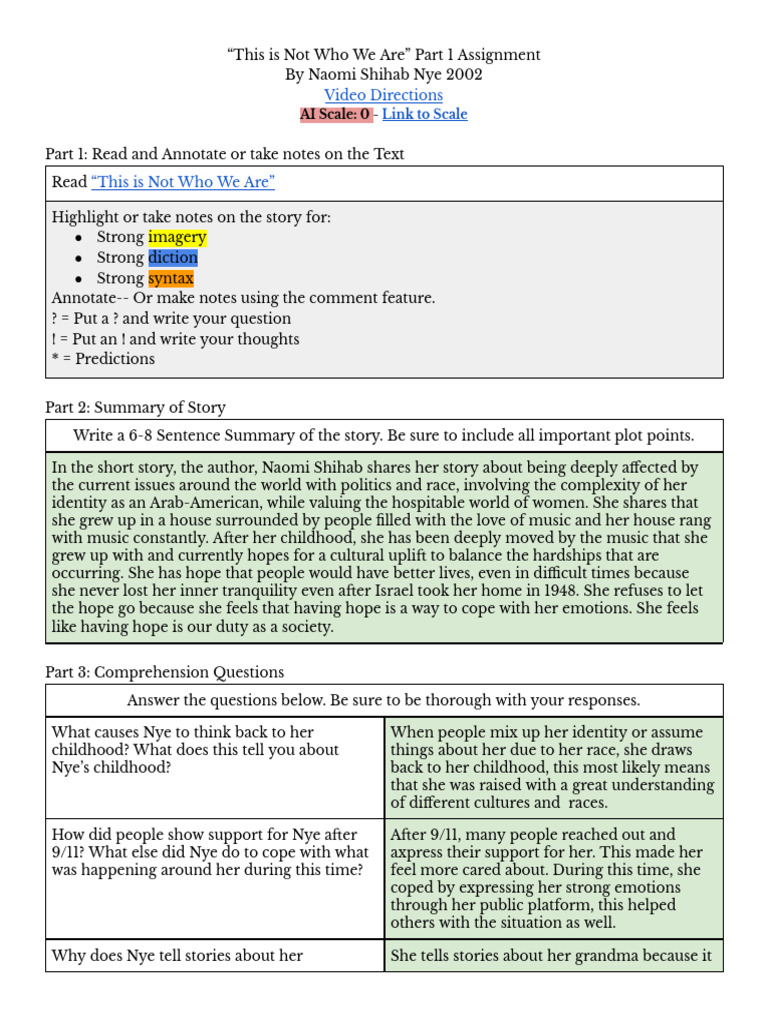 Analyzing "This is Not Who We Are" | PDF | Psychological Concepts | Social Psychology