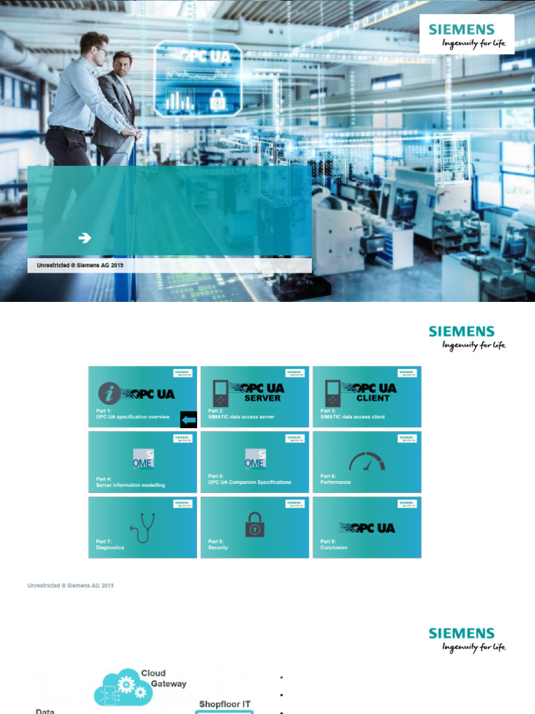 OPC UA Specification Overview Training | PDF | Computing | Computer ...