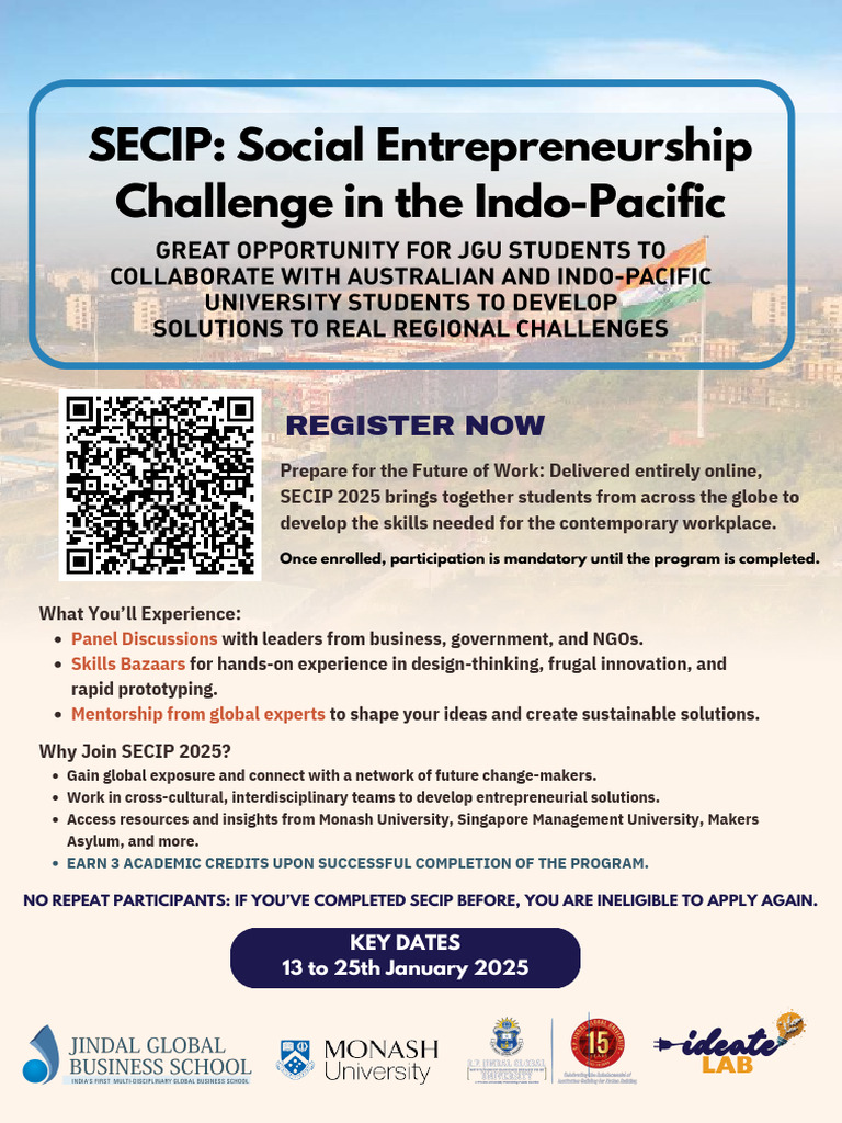 SECIP 2025: Social Entrepreneurship Program | PDF