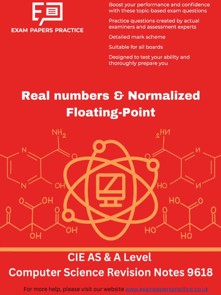 13.3 Real Numbers - Normalized Floating Point 1 | PDF
