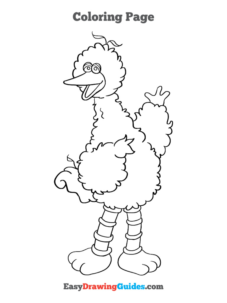 Big Bird Coloring Book