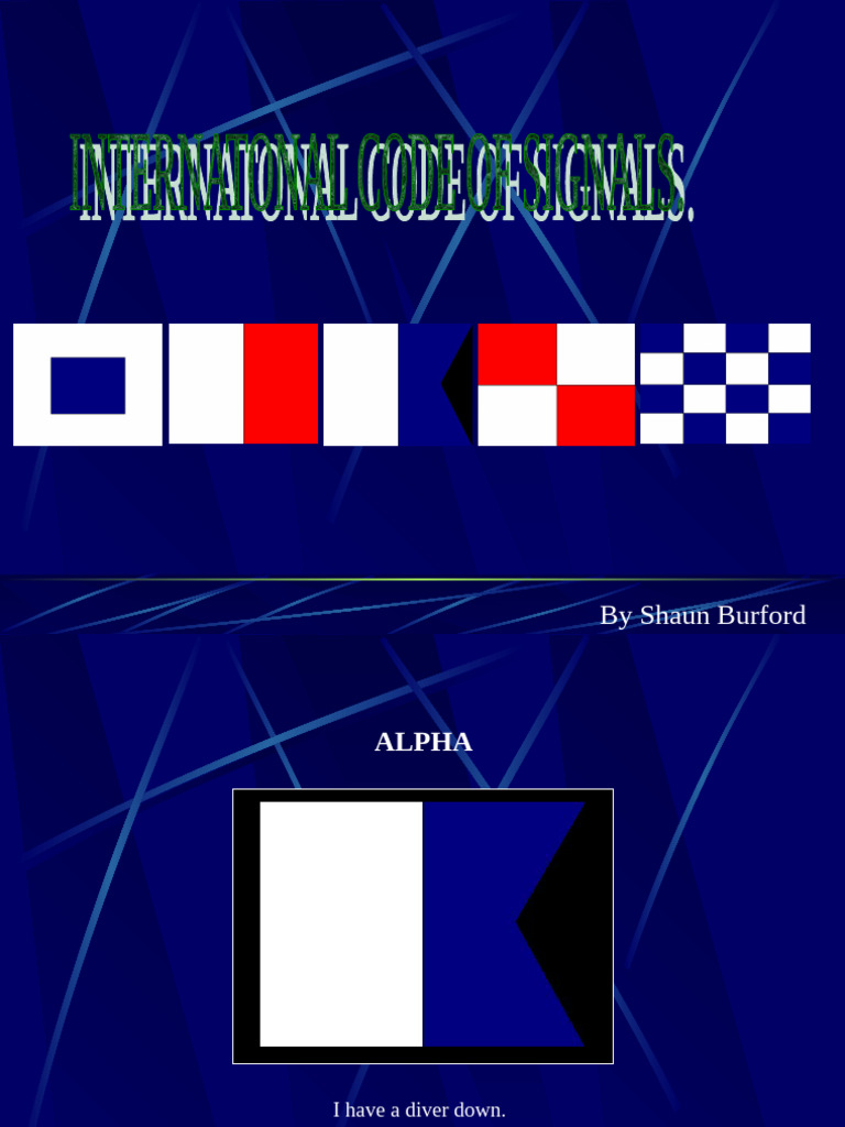 Maritime Signal Flags Explained | PDF