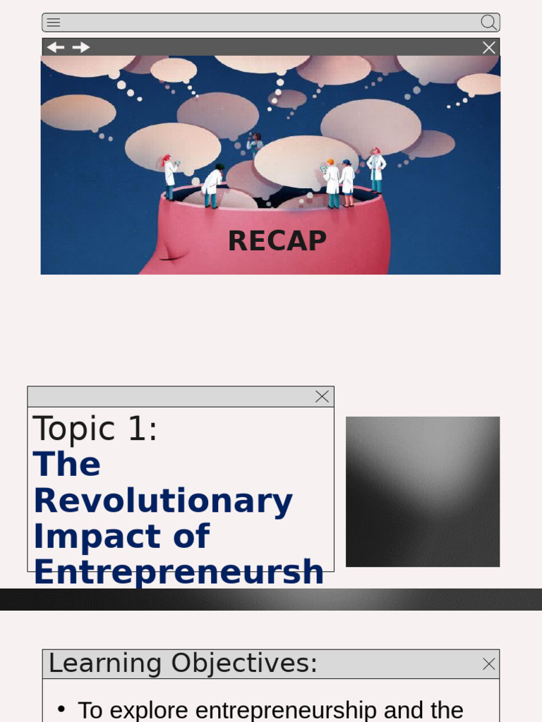 1 The Revolutionary Impact of Entrepreneurship | PDF | Entrepreneurship ...