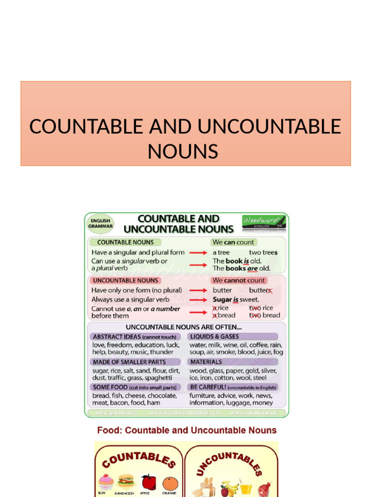 Countable and Uncountable Nouns | PDF