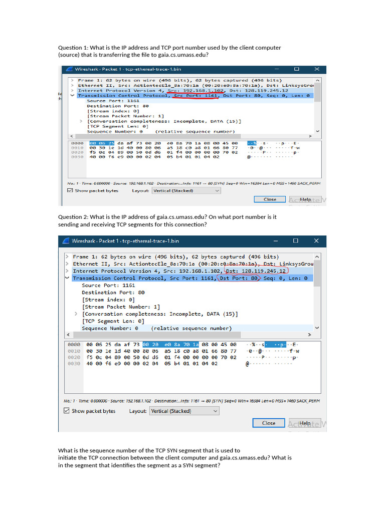 Lab10 (22l 6759) | PDF | Transmission Control Protocol | Port (Computer ...
