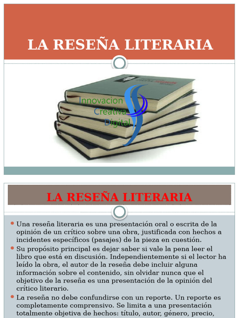 Guía Completa para Reseñas Literarias | PDF | Autor