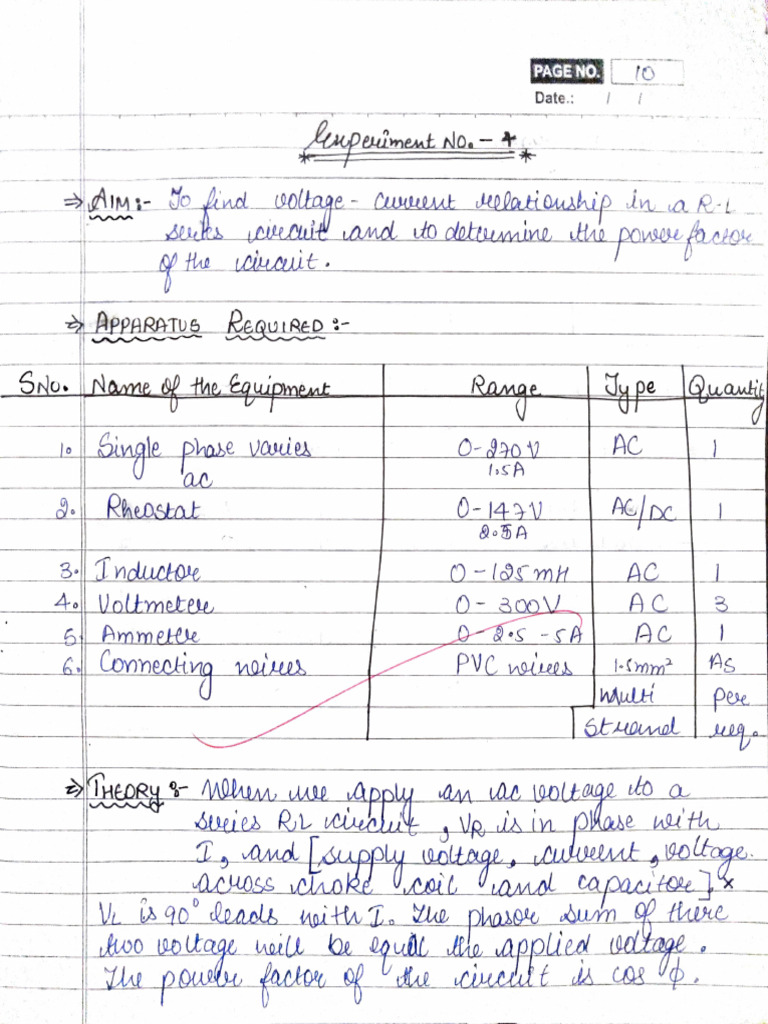 Voltage Current Relationship In Capacitor