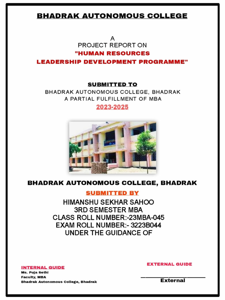 Leadership Development Program | PDF