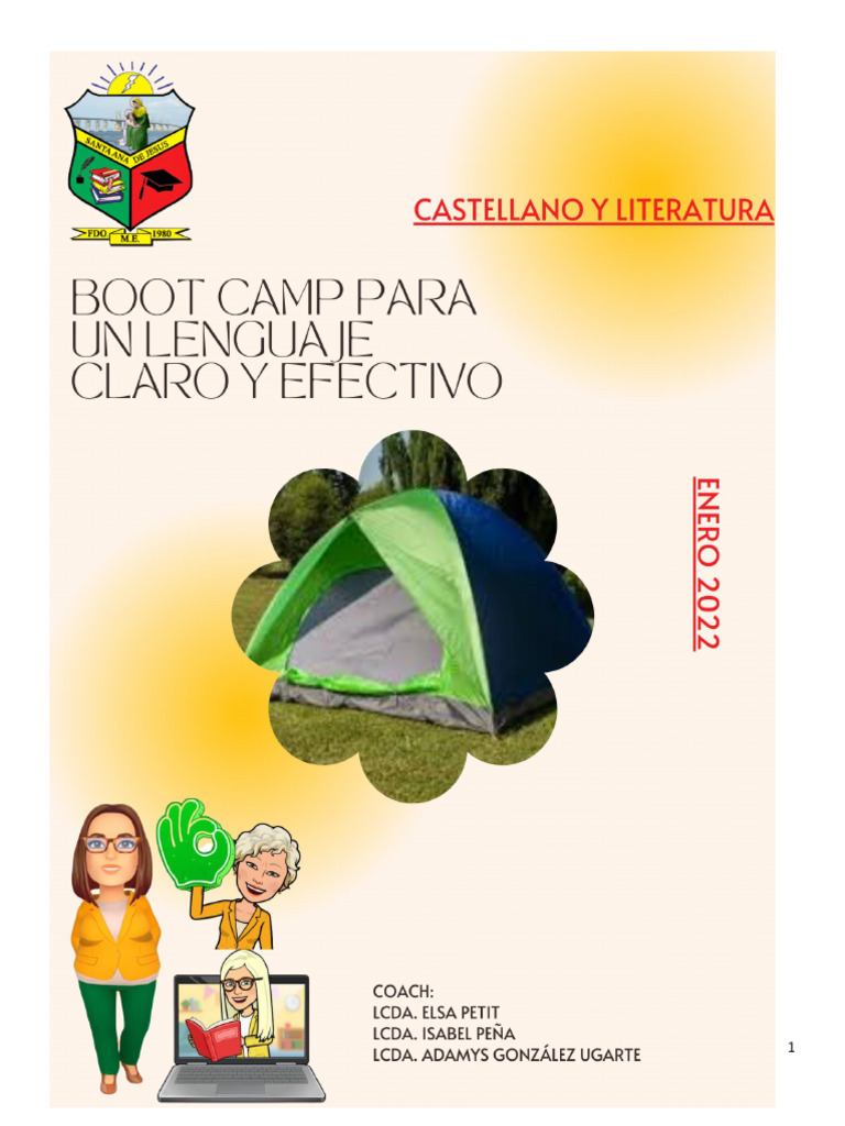 Campo de Entrenamiento Boot Camp | PDF | Habilidades de estudio | Palabra